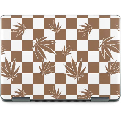 Marijuana Brown Checkered Notebook 9 Pro 13in (2017) Skin