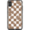 Marijuana Brown Checkered Otterbox Symmetry iPhone Skin