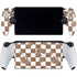 Marijuana Brown Checkered PlayStation Portal Remote Player Skin
