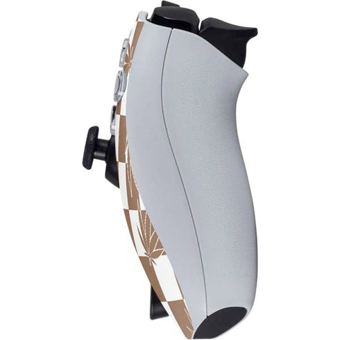 Marijuana Brown Checkered PlayStation Portal Remote Player Skin