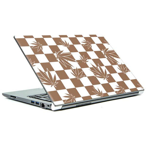 Marijuana Brown Checkered Portege Z30t/Z30t-A Skin
