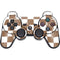 Marijuana Brown Checkered PS3 Dual Shock wireless controller Skin