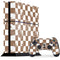 Marijuana Brown Checkered PS4 Console and Controller Bundle Skin