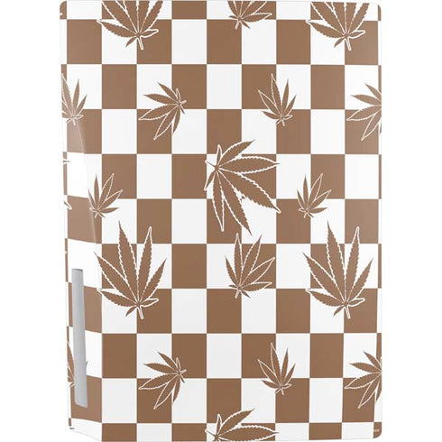 Marijuana Brown Checkered PS5 Bundle Skin