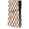 Marijuana Brown Checkered PS5 Slim Disk Console Skin