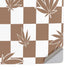 Marijuana Brown Checkered PS5 Slim Digital Edition Console Skin