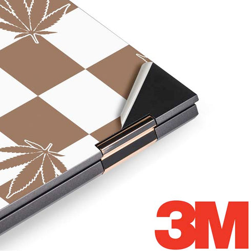 Marijuana Brown Checkered HP Spectre Skin