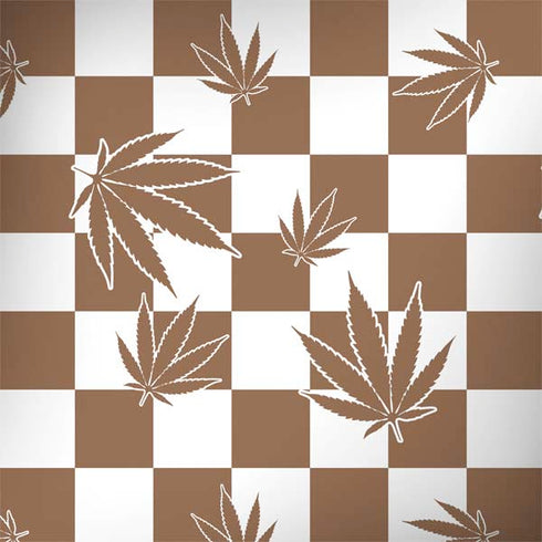 Marijuana Brown Checkered HP Spectre Skin