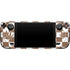 Marijuana Brown Checkered Steam Deck Handheld Gaming Computer Skin