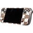 Marijuana Brown Checkered Steam Deck Handheld Gaming Computer Skin