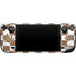 Marijuana Brown Checkered Steam Deck Handheld Gaming Computer Skin