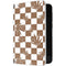 Marijuana Brown Checkered Surface Duo Skin