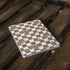 Marijuana Brown Checkered Surface Go Skin