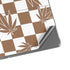 Marijuana Brown Checkered Surface Pro 8 Skin