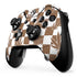Marijuana Brown Checkered Xbox One Elite Controller Skin