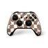 Marijuana Brown Checkered Xbox One X Controller Skin