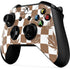 Marijuana Brown Checkered Xbox One X Controller Skin