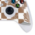 Marijuana Brown Checkered Xbox Series S Controller Skin