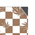 Marijuana Brown Checkered Xbox Series X Console Skin