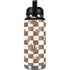Marijuana Brown Checkered YETI Rambler 36oz Bottle Skin