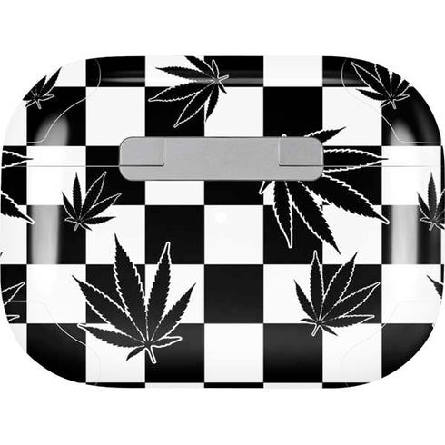 Marijuana Checkered AirPods Pro 2nd Gen Skin