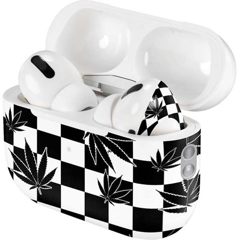Marijuana Checkered AirPods Pro 2nd Gen Skin