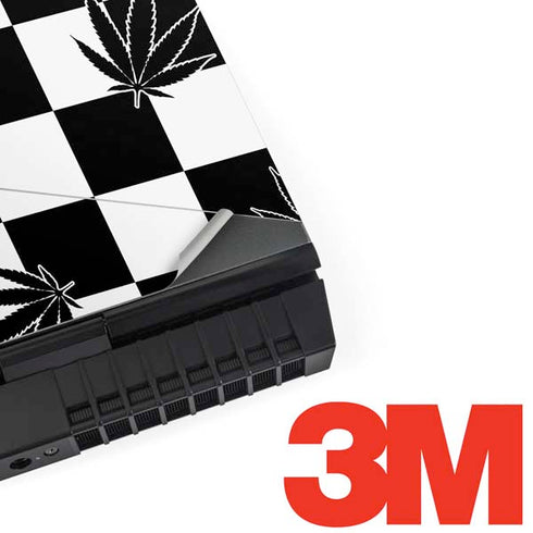 Marijuana Checkered Dell Alienware Skin