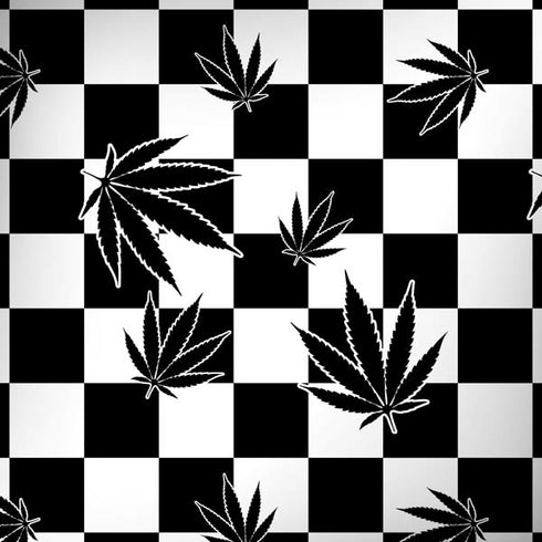 Marijuana Checkered Dell Alienware Skin