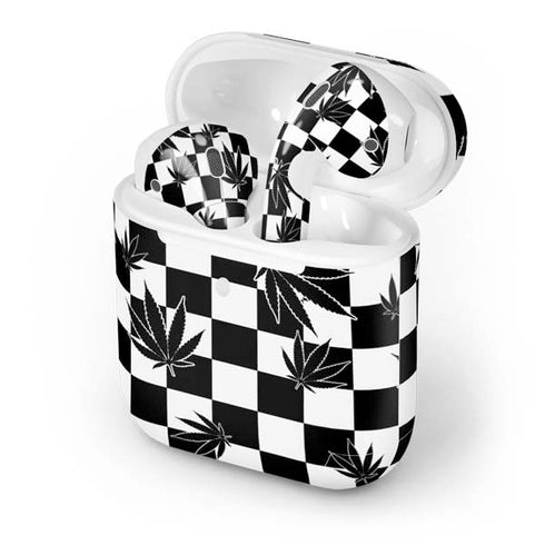 Marijuana Checkered Apple AirPods 2 Skin