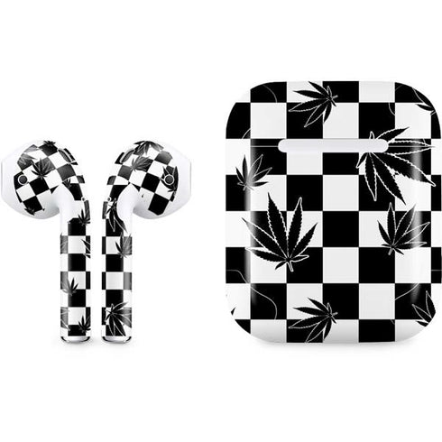 Marijuana Checkered Apple AirPods Skin