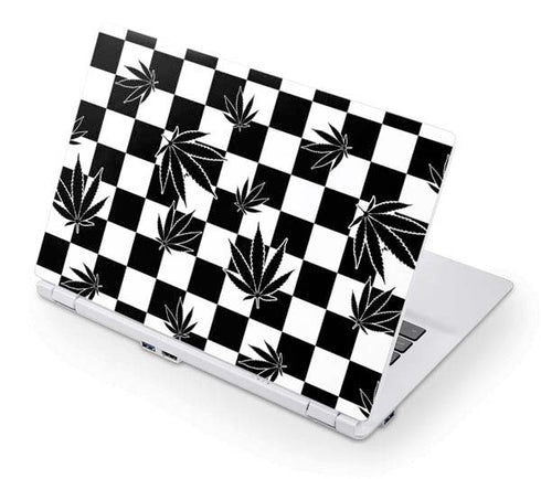 Marijuana Checkered Acer Chromebook Skin