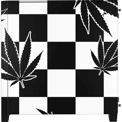 Marijuana Checkered Corsair 4000D Tempered Glass Mid-Tower ATX Case Skin