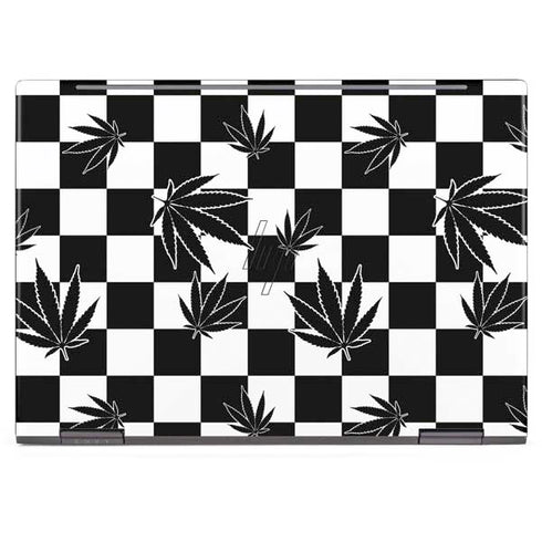 Marijuana Checkered HP Envy Skin