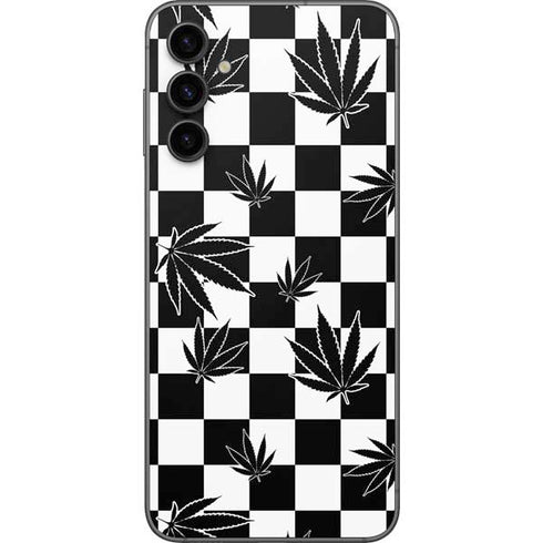 Marijuana Checkered Galaxy A14 5G Skin