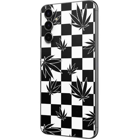 Marijuana Checkered Galaxy A14 5G Skin