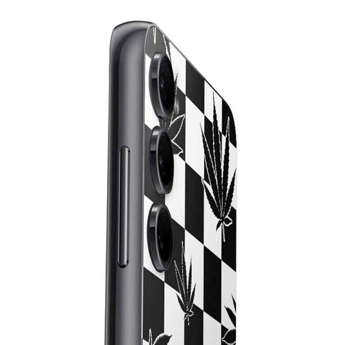 Marijuana Checkered Galaxy A14 5G Skin