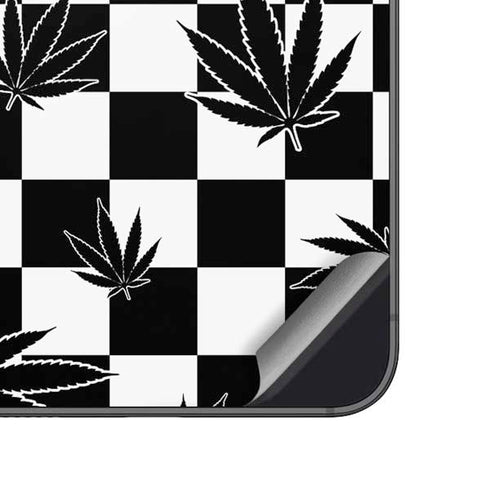 Marijuana Checkered Galaxy A14 5G Skin
