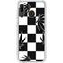 Marijuana Checkered Galaxy A20 Clear Case