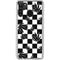Marijuana Checkered Galaxy A21 Clear Case