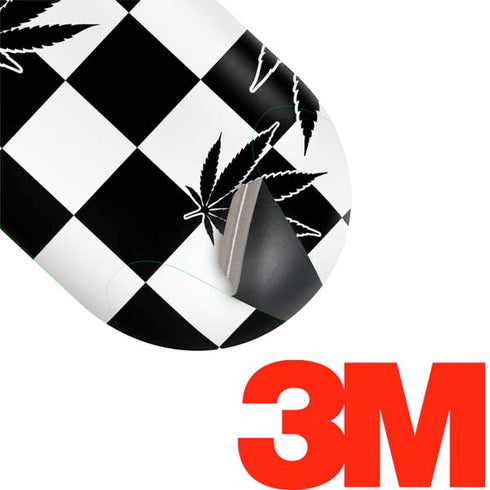 Marijuana Checkered Galaxy Buds Skin