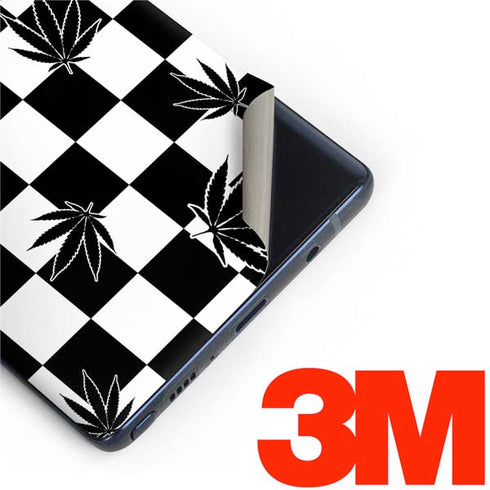 Marijuana Checkered Galaxy Note 9 Skin