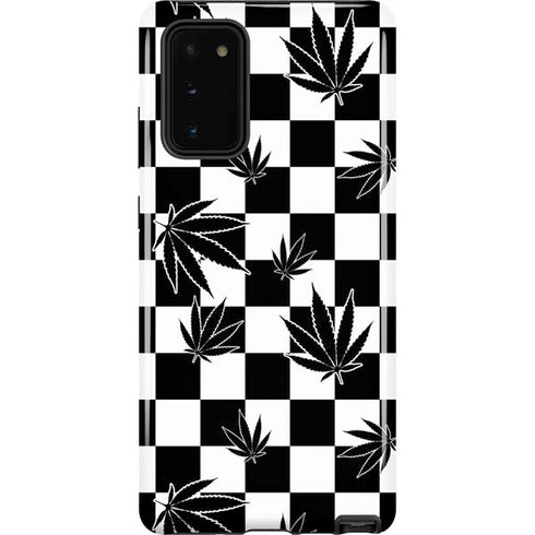 Marijuana Checkered Galaxy Note20 5G Pro Case