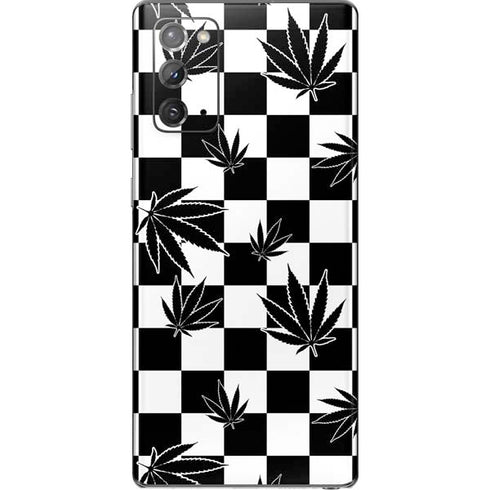 Marijuana Checkered Galaxy Note20 5G Skin