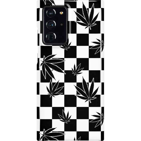 Marijuana Checkered Galaxy Note20 Ultra 5G Lite Case