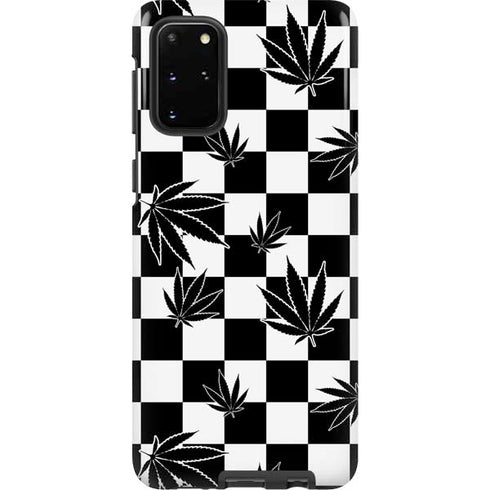 Marijuana Checkered Galaxy S20 Plus Pro Case