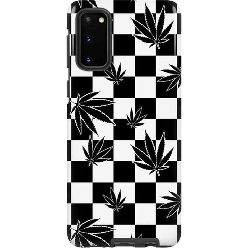 Marijuana Checkered Galaxy S20 Pro Case