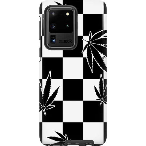 Marijuana Checkered Galaxy S20 Ultra 5G Pro Case