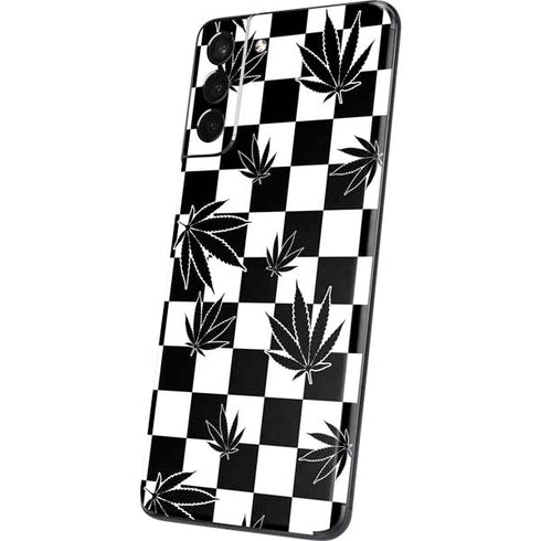 Marijuana Checkered Galaxy S21 5G Skin