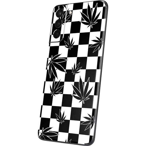 Marijuana Checkered Galaxy S21 Plus 5G Skin