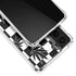 Marijuana Checkered Galaxy S22 Plus Clear Case